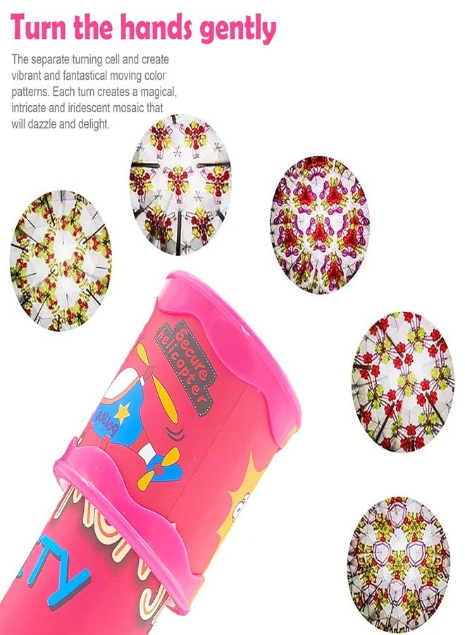 VGRASSP Colorful and Magical Rotating Classic Kaleidoscope Toy for Kids with Many Beautiful Patterns - Perfect Birthday Return Gift - Color and Design As Per Stock (Pack of 12) - Image 5